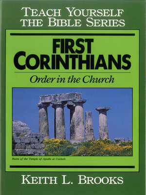 cover image of First Corinthians-Teach Yourself the Bible Series